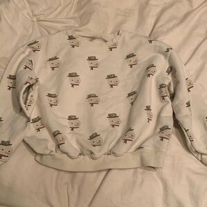 Rylee + Cru snowman sweater